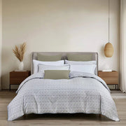 Facet Duvet Cover Set 300 thread count combed cotton